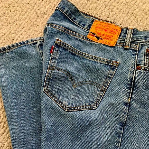 Levi’s 505 33W 34L Straight Fit Jeans - Picture 2 of 6